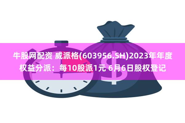 牛股网配资 威派格(603956.SH)2023年年度权益分派：每10股派1元 6月6日股权登记