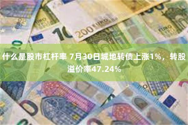 什么是股市杠杆率 7月30日城地转债上涨1%，转股溢价率47.24%