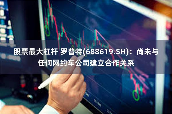 股票最大杠杆 罗普特(688619.SH)：尚未与任何网约车公司建立合作关系