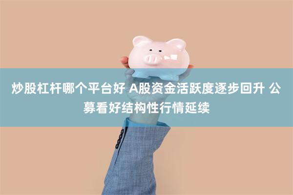 炒股杠杆哪个平台好 A股资金活跃度逐步回升 公募看好结构性行情延续